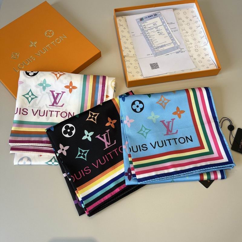 LV silk scarf hm42